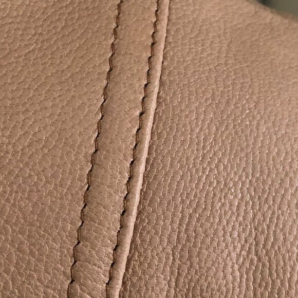 Vintage St. John Sport By Marie Gray 100% Leather Jacket Camel Size Medium EUC - Picture 8 of 16